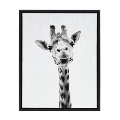 Sylvie Giraffe Framed Canvas by Simon Te of Tai Prints by kateandlaurel - product image 12 for Resin Society