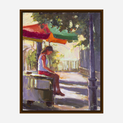 Passing the Time Artist Enhanced Canvas Print by John Beard Collection - product image 7 for Resin Society