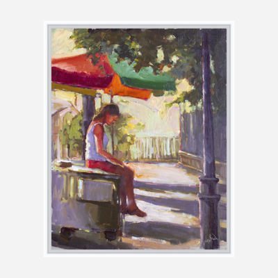 Passing the Time Artist Enhanced Canvas Print by John Beard Collection - product image 6 for Resin Society