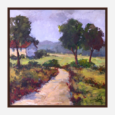 Path to Cottage Artist Canvas Enhanced Print by John Beard Collection - product image 7 for Resin Society