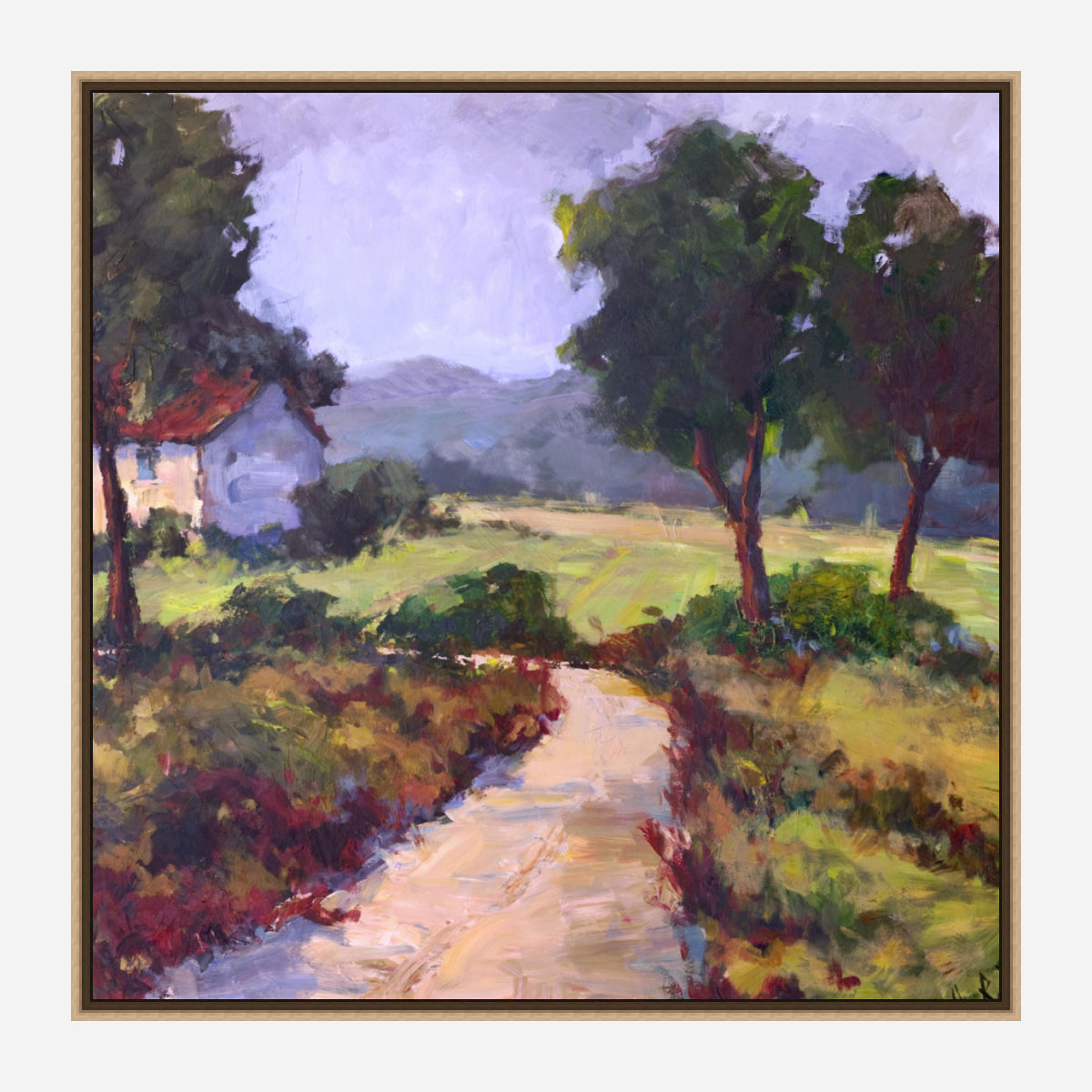 Path to Cottage Artist Canvas Enhanced Print by John Beard Collection - product image 8 for Resin Society