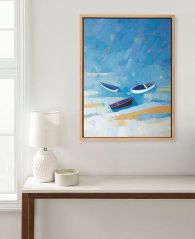 Sylvie Golden Dunes Framed Canvas by kateandlaurel - product image 4 for Resin Society