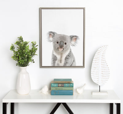 Sylvie Koala Framed Canvas by Amy Peterson Art Studio by kateandlaurel - product image 5 for Resin Society