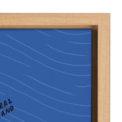 Sylvie San Francisco Illustration Framed Canvas by kateandlaurel - product image 10 for Resin Society