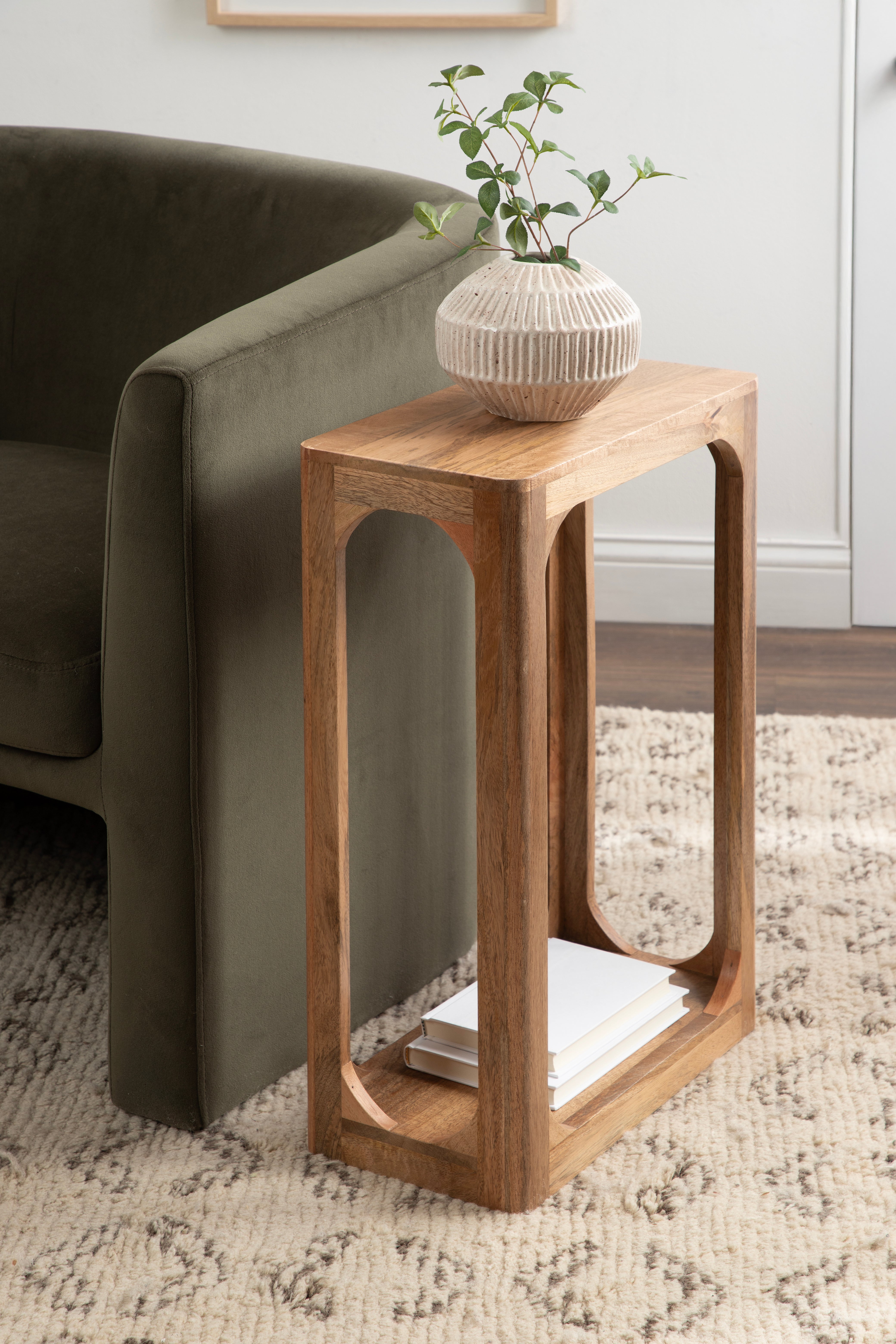 Dahl Wood Slim Side Table