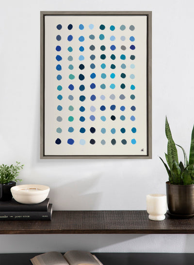 Sylvie Meditation 5 Framed Canvas by kateandlaurel - product image 5 for Resin Society