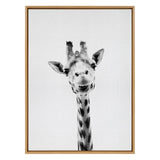 Sylvie Giraffe Framed Canvas by Simon Te of Tai Prints by kateandlaurel - product image 2 for Resin Society