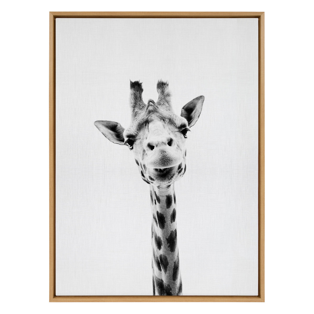 Sylvie Giraffe Framed Canvas by Simon Te of Tai Prints by kateandlaurel - product image 2 for Resin Society