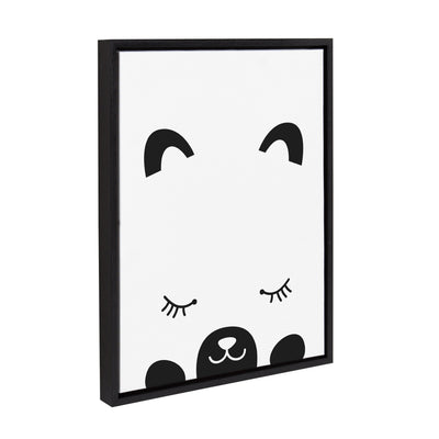 Sylvie Modern Baby Bear Framed Canvas by kateandlaurel - product image 9 for Resin Society