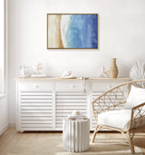 Sylvie Ocean Wake Framed Canvas by kateandlaurel - product image 4 for Resin Society