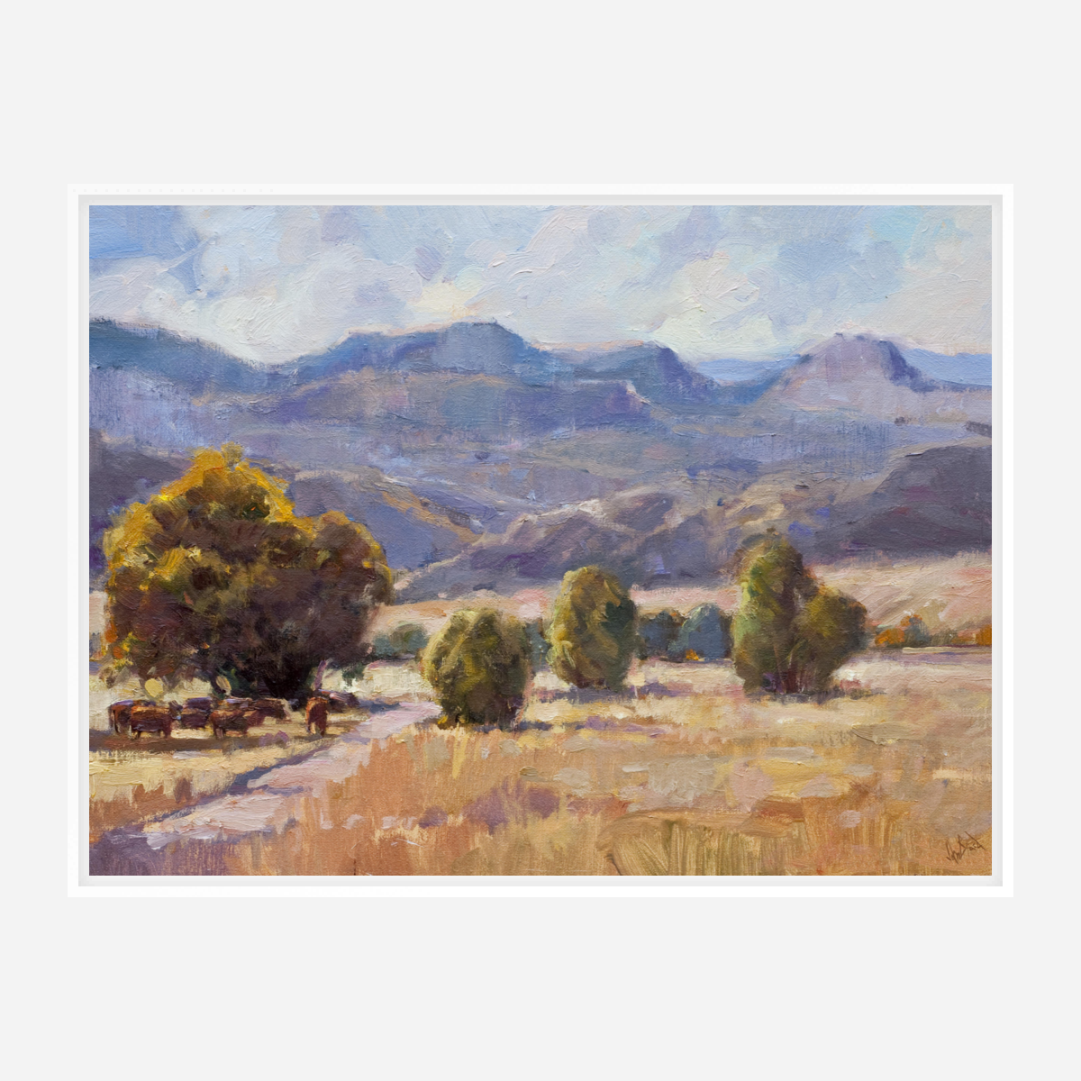 Peaceful Valley Artist Enhanced Canvas Print by John Beard Collection - product image 6 for Resin Society