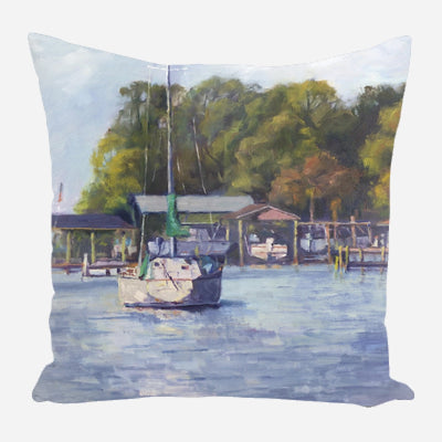 Peace on the Water Pillow by John Beard Collection - main product image for Resin Society