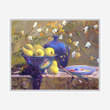 Pears in Bowl Artist Enhanced Canvas Print by John Beard Collection - product image 6 for Resin Society