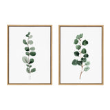 Sylvie Eucalyptus Framed Canvas Set by kateandlaurel - product image 2 for Resin Society