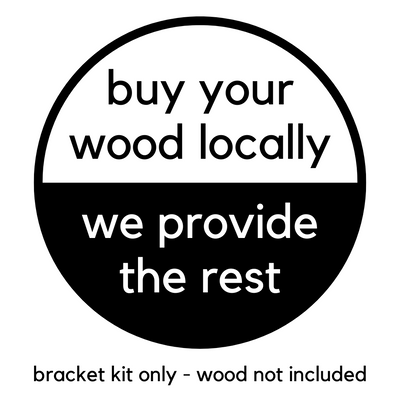 DIY Pergola Bracket Kit for an Attached Pergola With Roof Rafters - Any Size Up to 12' x 12'