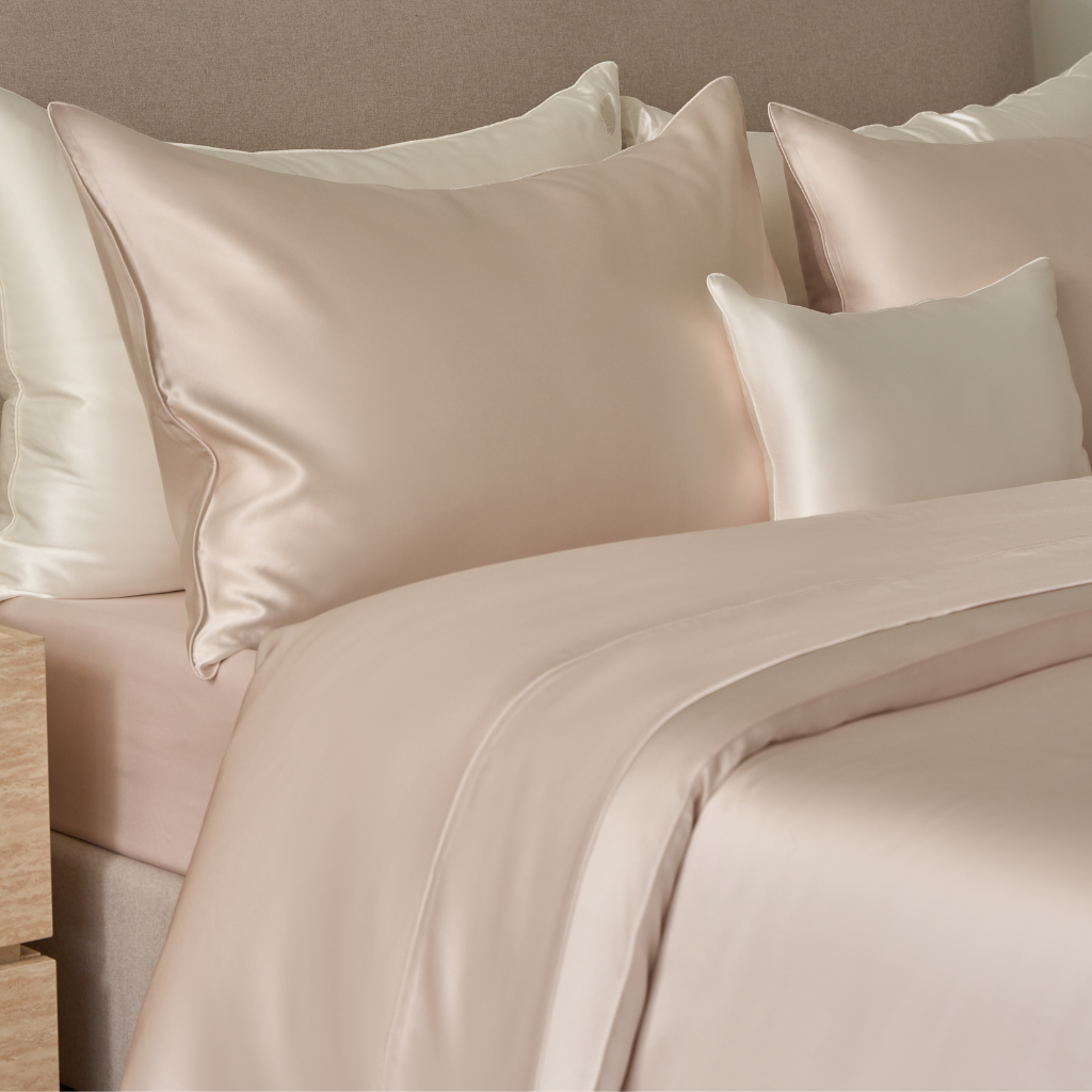 Charmeuse Silk Flat Sheet - Machine Washable by Perle Silk - product image 5 for Resin Society