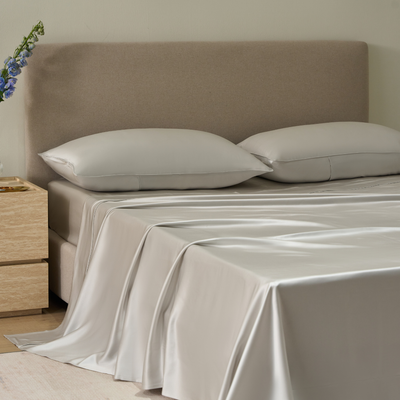 Charmeuse Silk Flat Sheet - Machine Washable by Perle Silk - product image 3 for Resin Society