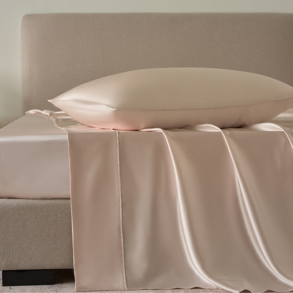 Charmeuse Silk Flat Sheet - Machine Washable by Perle Silk - product image 6 for Resin Society