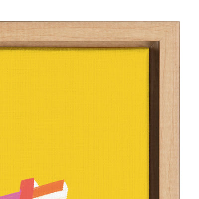 Sylvie Just Start Framed Canvas by kateandlaurel - product image 3 for Resin Society