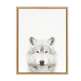Sylvie Wolf Framed Canvas by Simon Te Tai by kateandlaurel - product image 12 for Resin Society