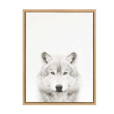 Sylvie Wolf Framed Canvas by Simon Te Tai by kateandlaurel - product image 12 for Resin Society
