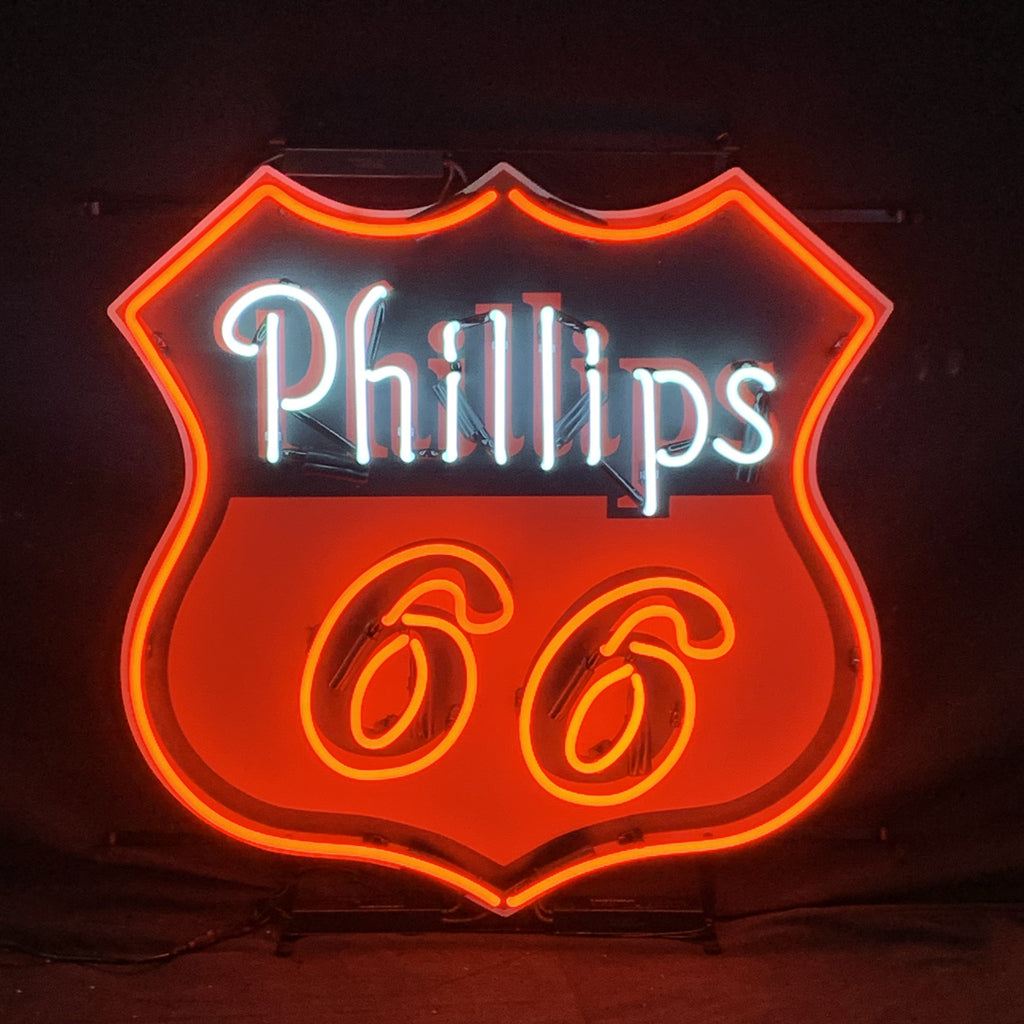 Phillips 66 Gasoline Neon Sign Light Glass by Neon Signs Land - main product image for Resin Society