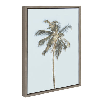 Sylvie One Coconut Palm Tree Framed Canvas by The Creative Bunch Studio by kateandlaurel - product image 11 for Resin Society