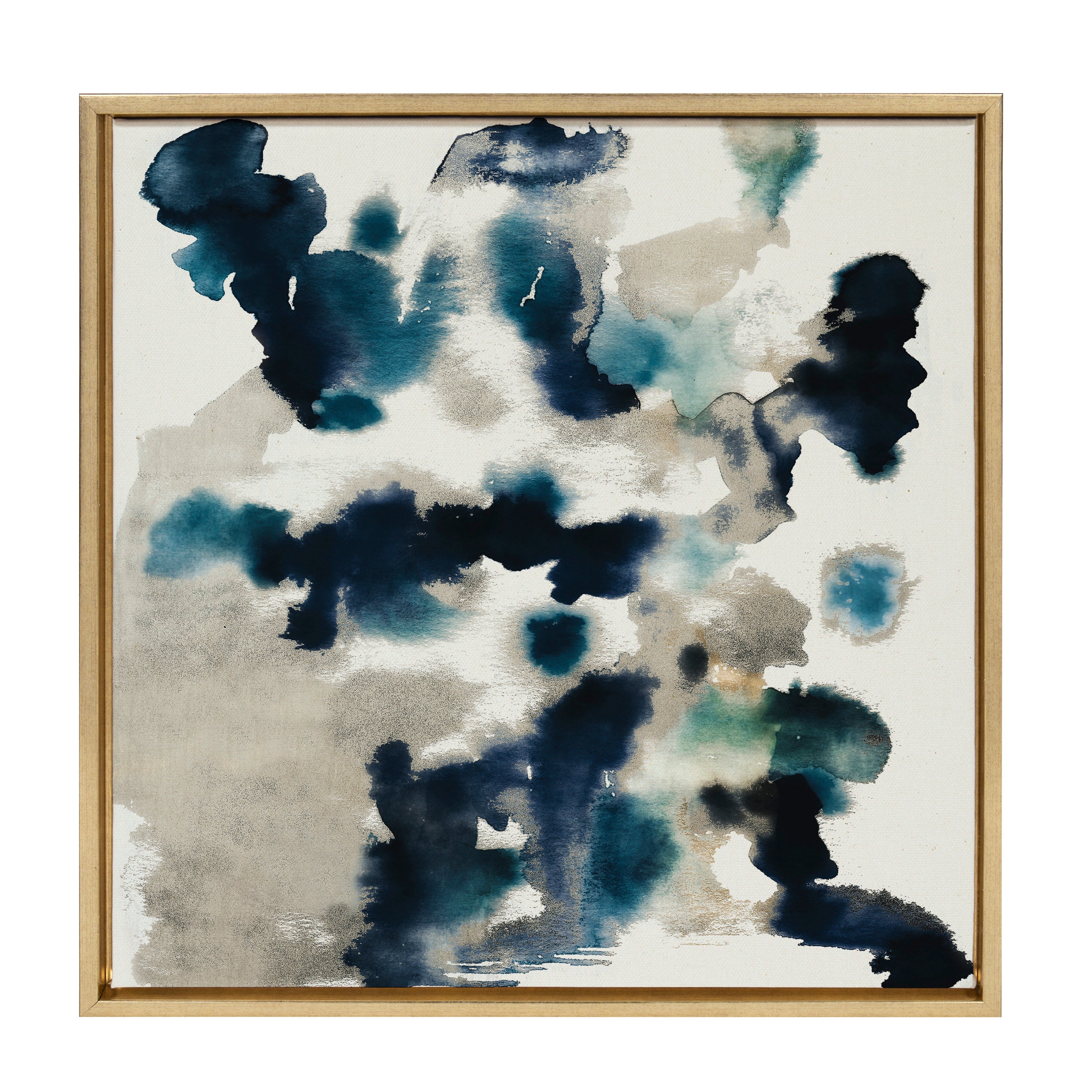 Sylvie Gilded Watercolor Framed Canvas by kateandlaurel - product image 14 for Resin Society