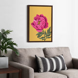 Sylvie Bright Peony Framed Canvas by kateandlaurel - product image 4 for Resin Society