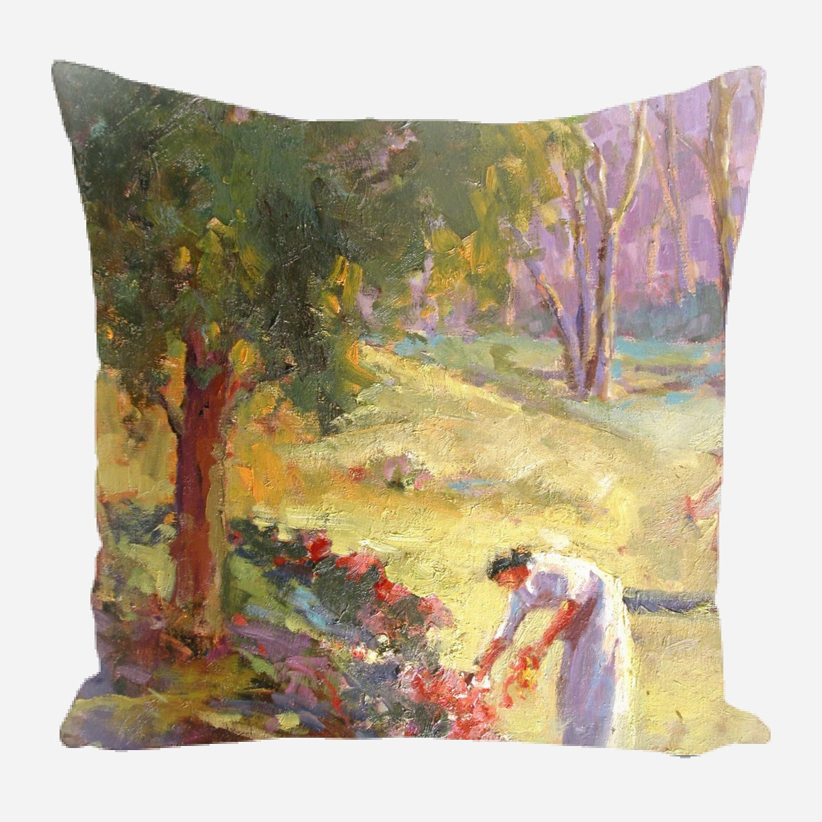 Picking Flowers Pillow by John Beard Collection - main product image for Resin Society