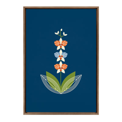 Sylvie Orchid Framed Canvas by kateandlaurel - product image 2 for Resin Society