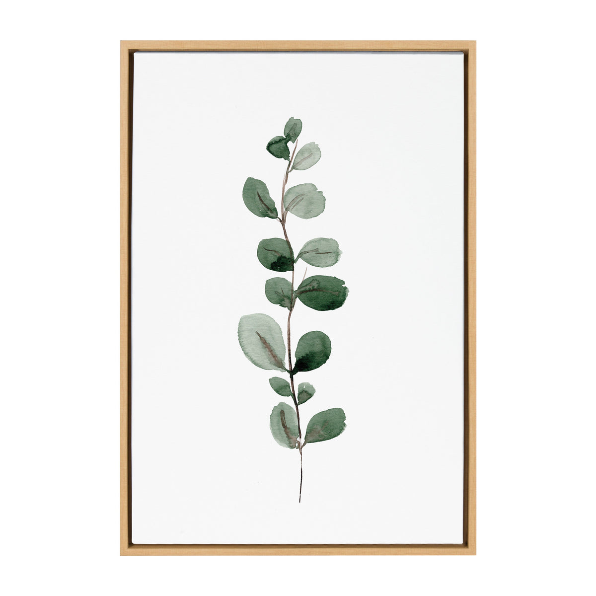 Sylvie Eucalyptus 1a Framed Canvas by kateandlaurel - product image 2 for Resin Society