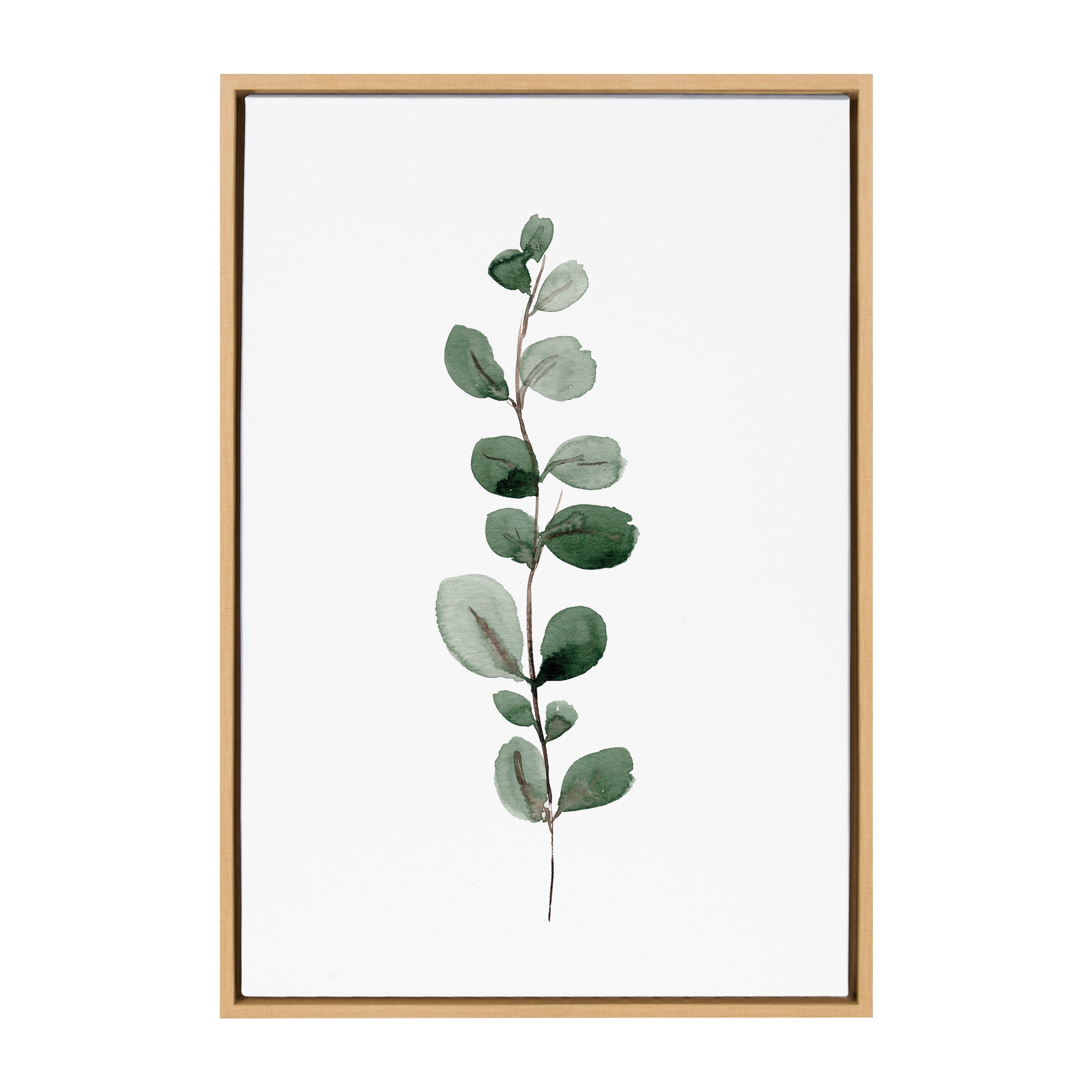 Sylvie Eucalyptus 1a Framed Canvas by kateandlaurel - product image 2 for Resin Society