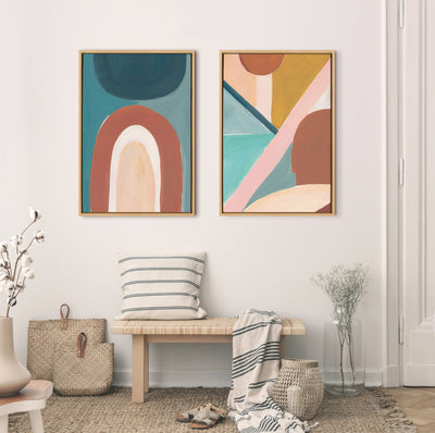 Sylvie Teotitlan Valley Study 2 Framed Canvas by kateandlaurel - product image 7 for Resin Society
