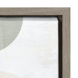 Sylvie Sahara Gray 2 Framed Canvas by kateandlaurel - product image 3 for Resin Society