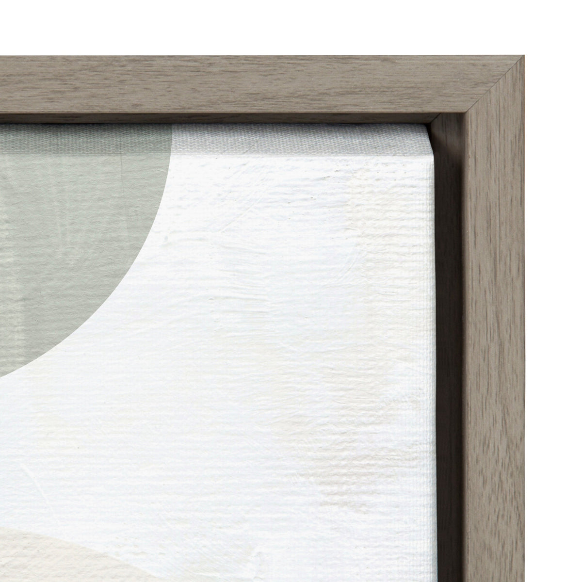 Sylvie Sahara Gray 2 Framed Canvas by kateandlaurel - product image 3 for Resin Society