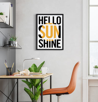 Sylvie Hello Sunshine Framed Canvas By Rocket Jack by kateandlaurel - product image 7 for Resin Society
