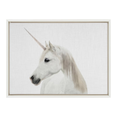 Sylvie Unicorn Framed Canvas by Simon Te of Tai Prints by kateandlaurel - product image 19 for Resin Society
