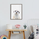 Sylvie Meerkat Framed Canvas by Amy Peterson by kateandlaurel - product image 9 for Resin Society