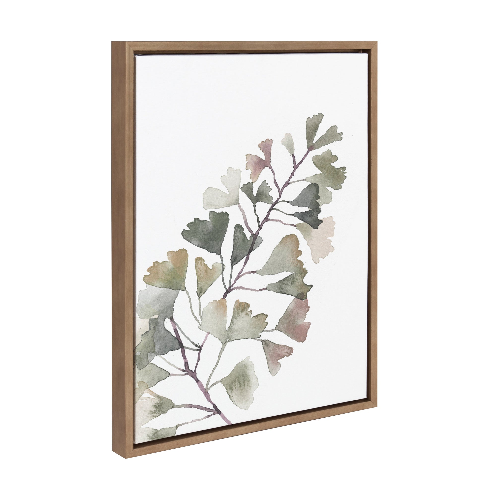 Sylvie Botanical Soft Split Fern Framed Canvas by kateandlaurel - product image 7 for Resin Society