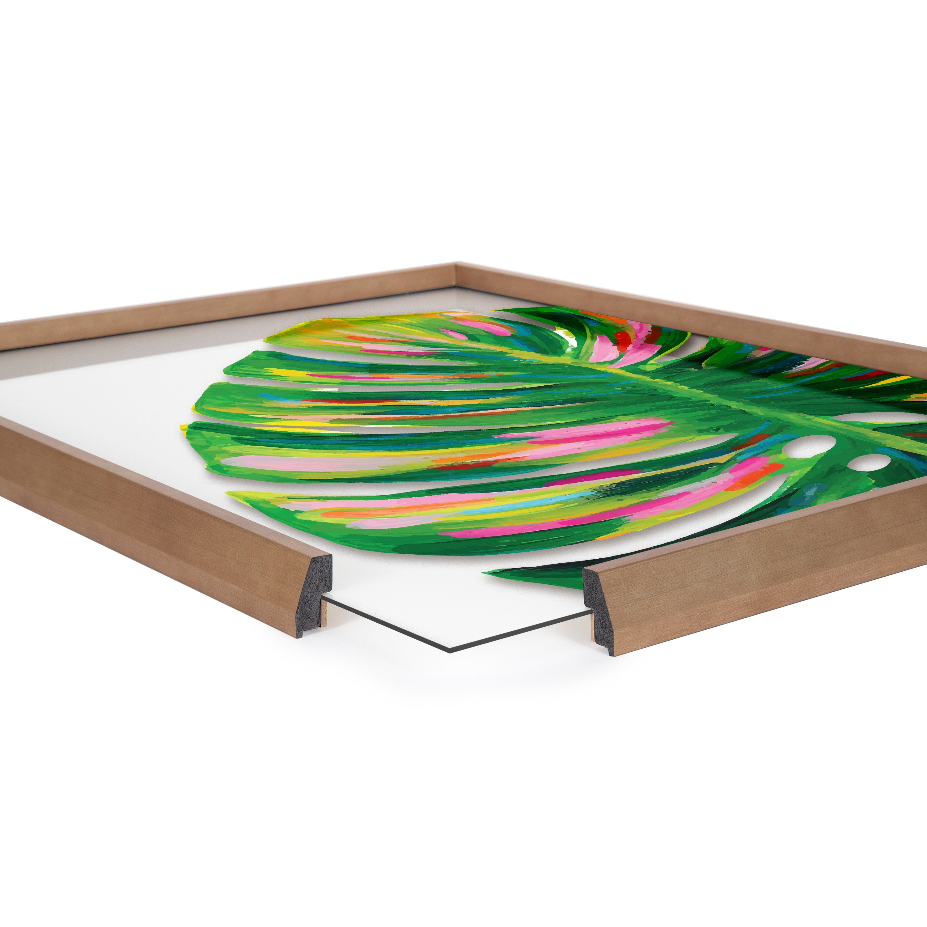 Blake Monstera Framed Printed Art by kateandlaurel - product image 3 for Resin Society