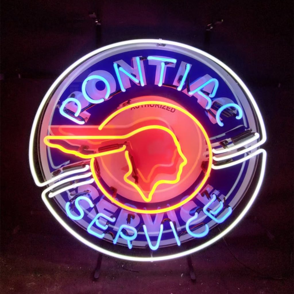 Pontiac Service Neon Signs