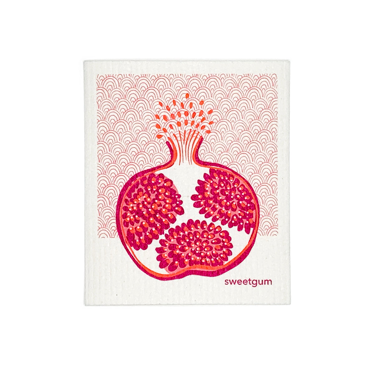 Pomegranate Swedish Dishcloth by sweetgum home, LLC - main product image for Resin Society