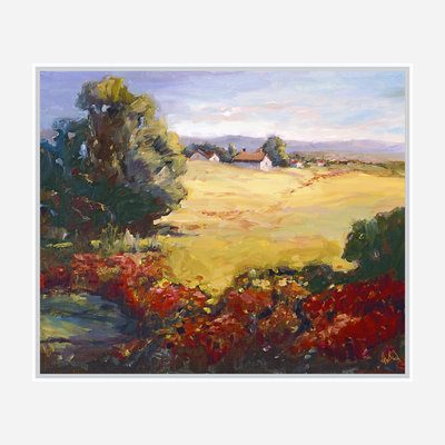 Poppy Fields Artist Enhanced Canvas Print by John Beard Collection - product image 6 for Resin Society