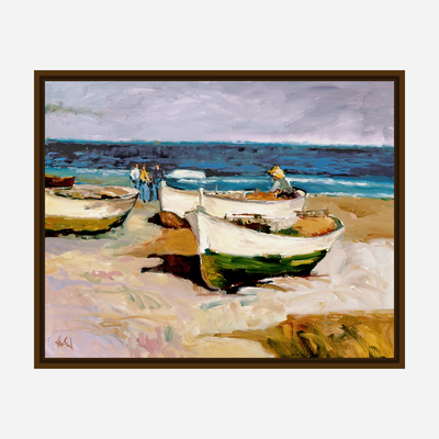 Portuguese Boats on Shore by John Beard Collection - product image 7 for Resin Society