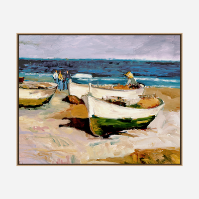 Portuguese Boats on Shore by John Beard Collection - product image 8 for Resin Society