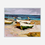 Portuguese Boats on Shore by John Beard Collection - product image 6 for Resin Society