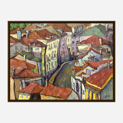 Portuguese Traffic Jam Artist Enhanced Canvas Print by John Beard Collection - product image 4 for Resin Society