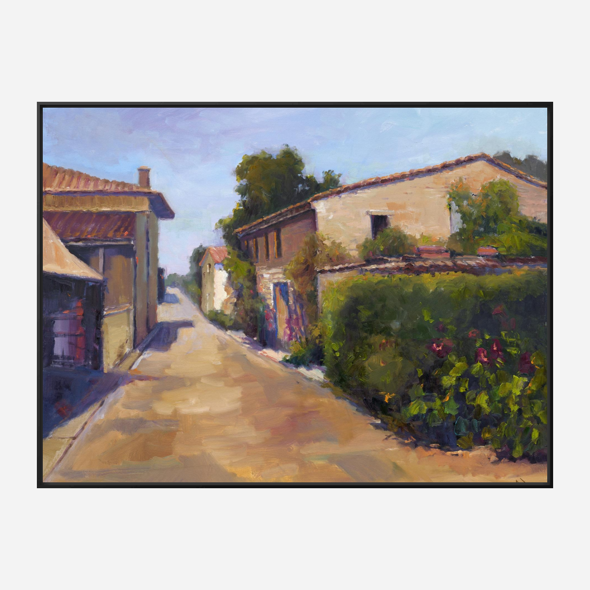 Portuguese Village Artist Enhanced Canvas Print by John Beard Collection - product image 5 for Resin Society