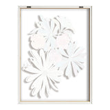 Blake Flowers on Glass 2 Whole Flowers Framed Printed Art